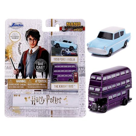 JADA Harry Potter 2 Piece Set Nano Hollywood Rides Diecast Models 31719